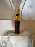 Large Scale Rectangular Marble Table Lamp