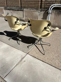 George Nelson & Assoc. MAA Swaged Leg Chairs, a pair