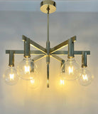 Arredoluce Six-Arm Chandelier