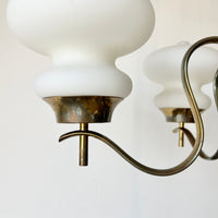 Angelo Lelii Arredoluce 5-Arm Chandelier 1950s