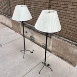 Pair of Decorator “Twig” Floor Lamps in Bronze