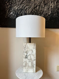 Large Scale Rectangular Marble Table Lamp