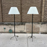Pair of Decorator “Twig” Floor Lamps in Bronze