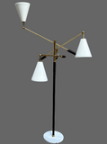 Italian Three Arm Floor Lamp