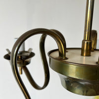 Angelo Lelii Arredoluce 5-Arm Chandelier 1950s