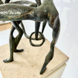John Rhoden “Harlem Globetrotters” Bronze Sculpture
