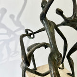 John Rhoden “Harlem Globetrotters” Bronze Sculpture