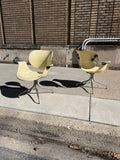 George Nelson & Assoc. MAA Swaged Leg Chairs, a pair