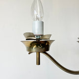 Angelo Lelii Arredoluce 5-Arm Chandelier 1950s