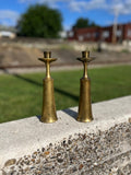 Jens Quistgaard, Pair of Dansk Brass Candlesticks JHQ