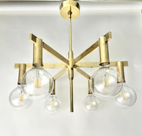 Arredoluce Six-Arm Chandelier