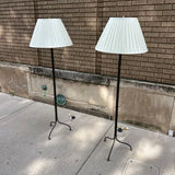 Pair of Decorator “Twig” Floor Lamps in Bronze