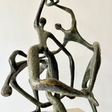 John Rhoden “Harlem Globetrotters” Bronze Sculpture