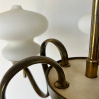 Angelo Lelii Arredoluce 5-Arm Chandelier 1950s