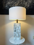 Large Scale Rectangular Marble Table Lamp