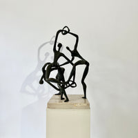 John Rhoden “Harlem Globetrotters” Bronze Sculpture