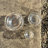 Charles Pfister Glass Bowl Collection, Set of Three