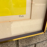 Luis Feito Screenprint
