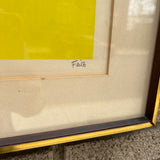 Luis Feito Screenprint