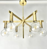 Arredoluce Six-Arm Chandelier
