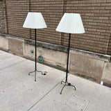 Pair of Decorator “Twig” Floor Lamps in Bronze