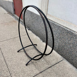 Midcentury Steel Ring Firewood Holder