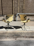 George Nelson & Assoc. MAA Swaged Leg Chairs, a pair