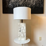 Large Scale Rectangular Marble Table Lamp