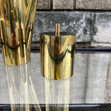 Italian Brass and Rosewood Coffee Set