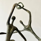 John Rhoden “Harlem Globetrotters” Bronze Sculpture