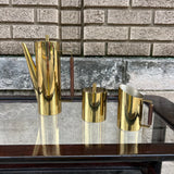 Italian Brass and Rosewood Coffee Set
