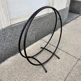 Midcentury Steel Ring Firewood Holder