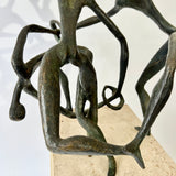 John Rhoden “Harlem Globetrotters” Bronze Sculpture