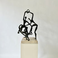 John Rhoden “Harlem Globetrotters” Bronze Sculpture