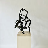 John Rhoden “Harlem Globetrotters” Bronze Sculpture