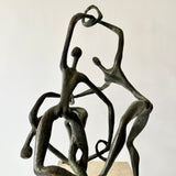 John Rhoden “Harlem Globetrotters” Bronze Sculpture