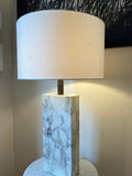 Large Scale Rectangular Marble Table Lamp
