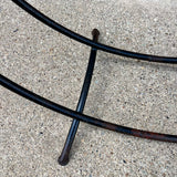 Midcentury Steel Ring Firewood Holder