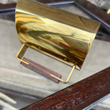Italian Brass and Rosewood Coffee Set