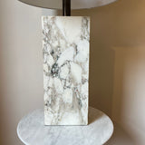 Large Scale Rectangular Marble Table Lamp