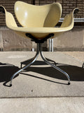 George Nelson & Assoc. MAA Swaged Leg Chairs, a pair