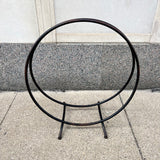 Midcentury Steel Ring Firewood Holder