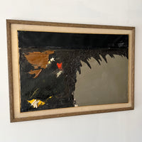 Albino Lucatello “Delta at Night” oil on canvas 1958