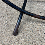 Midcentury Steel Ring Firewood Holder