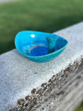 Bitossi Glazed Ceramic Cigar Holder w/ Fused Fritte Glass