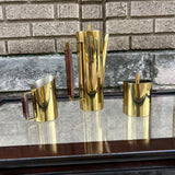 Italian Brass and Rosewood Coffee Set