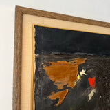 Albino Lucatello “Delta at Night” oil on canvas 1958