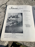 Original Salterini Catalog with Maurizio Tempestini Designs, 1953