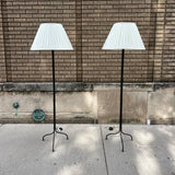 Pair of Decorator “Twig” Floor Lamps in Bronze