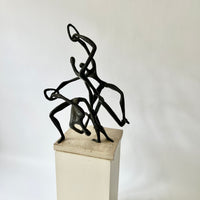 John Rhoden “Harlem Globetrotters” Bronze Sculpture